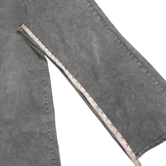 NYDJ Jemma Barrel Jeans Creekside High-Rise Lift Tuck Technology Women 14 Gray - Picture 9 of 15